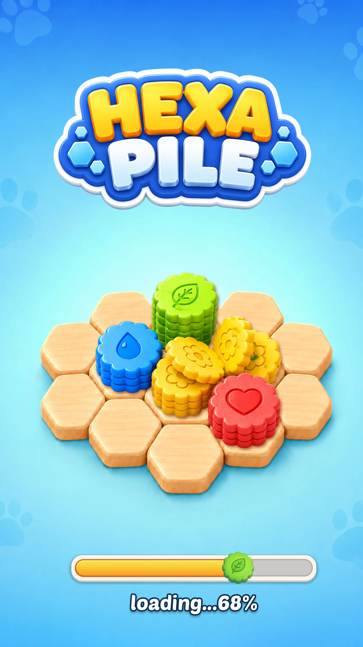 Hexa Pile: Color Stack Sort screenshot