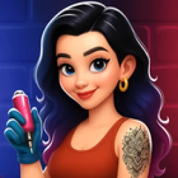 Tattoo Studio : Ink Salon Game のアイコン